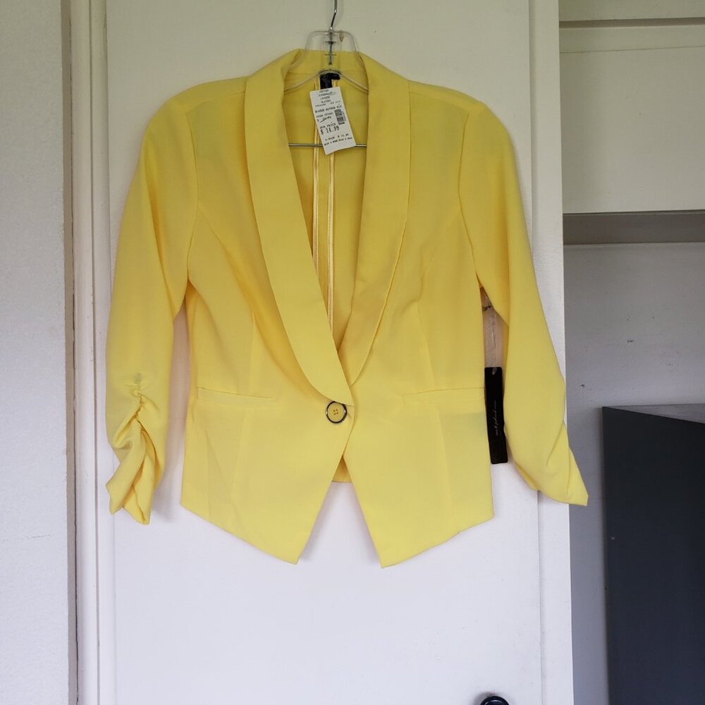 Spaceygirly Yellow Blazer Size Small